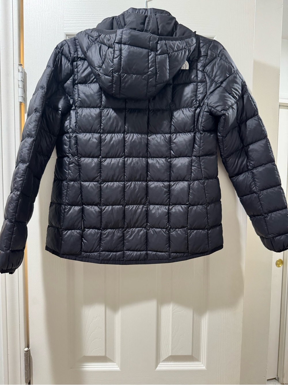Kids The North Face TNF Black Thermoball Hooded Jacket (Size L-12) - Picture 5 of 7